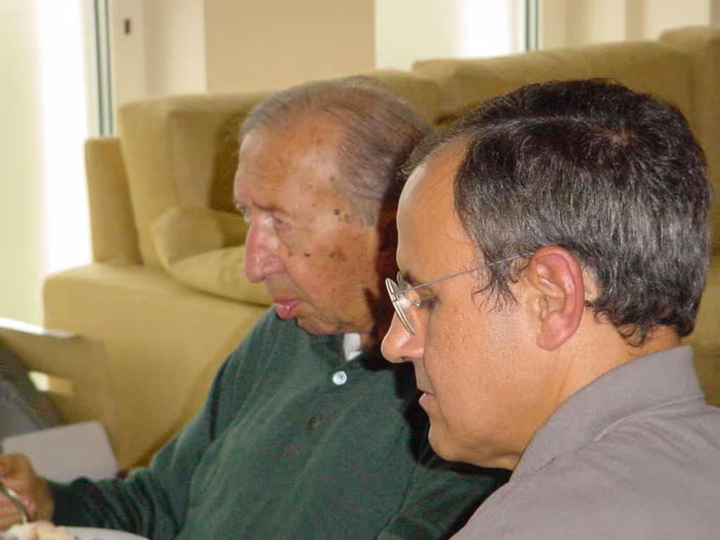 Giussani con Carrón