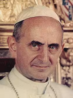 una foto di Paolo VI una foto di Paolo VI