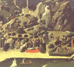 la tebaide, in un dipinto la tebaide, in un dipinto